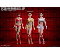 DEZARO 1/12 Scale Female Seamless Action Figure Full Set-Realistic Body+Head+Bikini-6 inch Super Flexible Female Dolls for Arts/Drawings/Photography T03A