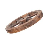 Deze Artistica da Parete Ruota di Carro in Legno 40 Cm per Soggiorno Ufficio Ga Deze Murale Vinta Rustica