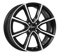Llanta De Aluminio Dezent Tn 6x16 4x100 Et49 Frontal Negro Pulido