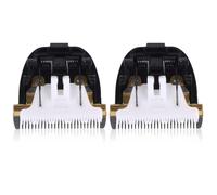 DEZP 2 Piezas Bodygroom Afeitadora, Cabezales de Afeitadora, Cortadoras de Pelo Accesorios Malegrooming Panasonic X-Taper Blade Dgp72,Er1611,1512 Wer9902 Para Panasonic Shaver Foil Blade (Negro)