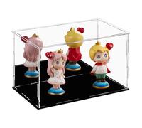 Dezzer Vitrina de acrílico Transparente para coleccionables, Figuras de acción, Figuras en Miniatura (25 x 15 x 15 cm)