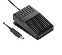 Dezzhou 1. Pedal de pie USB programable IP67, macros personalizables para comandos de teclado y pedales de pie de computadora con sellos de goma multiOS