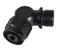 Dezzhou Conector regulador de buceo universal para buceo, adaptador de respiración de 90 grados, accesorio de conversión, accesorios de buceo