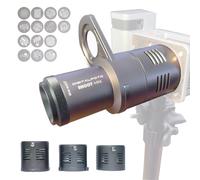 DF DIGITALFOTO Mini Snoot óptico, Accesorio de Proyección Mini Snoot con Soporte Zhiyun/Ulanzi/Smallrig, 19 Gobos, Marco Magnético de GOBO, Compatible con ZHIYUN CINEPEER CX100, SmallRig RC60B,