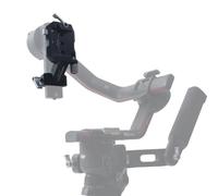 DF DIGITALFOTO Soporte vertical para cámara RS3, soporte de disparo vertical profesional compatible con DJI Ronin RS2/RS3/RS3Pro cardán para grabación en red social, negro, 8169S UM