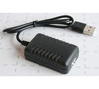 DF-MODELS - Cable de carga USB para Wltoys 144001, Z06 3120, Mini Cito 1/14
