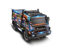 DF Models Mountain Truck Rally Van RTR (Largo x Ancho x Alto 22 x 8,5 x 11 cm, Aprox. 250 g, Escala 1:18, con iluminación LED, a Partir de 6 años, Incluye batería y Cable de Carga USB, Coche