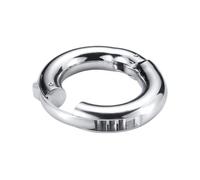 DFADSVCNM Anillo de pene ajustable SM, 5 tamaños, acero inoxidable, for glande, testículo, escroto, entrenador de pene, juguete sexual for hombres y parejas.(S)