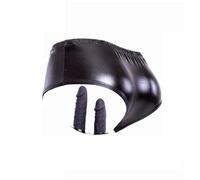 DFADSVCNM Arnés/braguita SM for mujer con pene con correa, cinturón de castidad bondage con 2* consoladores anales, juguetes eróticos for mujeres y parejas(Double Dildo,Large)