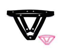 DFADSVCNM Cinturón de castidad SM con correa auxiliar fija y anillos for el pene, dispositivo de entrenamiento for juguetes sexuales for hombres y parejas.(Black)