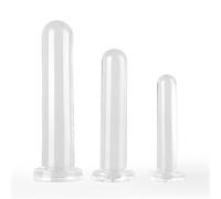 DFADSVCNM Consolador anal SM, bolas anales S/M/L, masturbador de próstata y punto G, dilatador anal, juguete sexual for hombres, mujeres y parejas(Transparent-L)