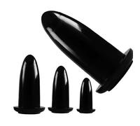 DFADSVCNM Consolador enorme de huevo de dragón de silicona suave, dilatador anal, juguetes anales, masajeador de próstata, dilatador anal, juguetes sexuales for hombres y mujeres.(Schwarz:S)