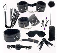 DFADSVCNM Juego de 10 piezas de bondage for amantes, mujeres y hombres en la cama. 10 piezas de herramientas sexuales. Juego de bondage for coquetear.