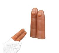 DFADSVCNM Juego de dedos de silicona for punto G y próstata (2 piezas): masajeadores de dedos suaves for parejas y solteros. Masturbación for hombres, mujeres y parejas.(Fäustlinge)