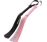 DFADSVCNM Látigo erótico SM de cuero sintético for montar, accesorios sexuales, BDSM, juegos de rol, juguetes sexuales for hombres, mujeres y parejas.(Black)