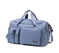 DFAMIN Bolsa de viaje para mujer, mochila de viaje multifuncional, para deportes al aire libre, gimnasio, fitness, fin de semana, bolsa de mano para hombre, Blue, Talla única