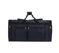 DFAMIN Bolsa de viaje plegable de gran capacidad de 80 l, impermeable, para negocios, deportes, resistente al desgaste, portátil, multifunción, bolsa de lona, Azul oscuro., Talla única