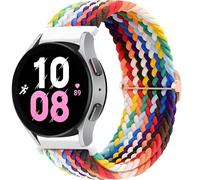 DFAMIN Correa de nailon para Samsung Galaxy Watch 7, 6, 5, 4, 40mm, 44mm, 6Classic, 43/47mm, 20mm, 22mm, banda trenzada Solo Loop para Huawei Watch 3 4Pro(Seven color,22mm)