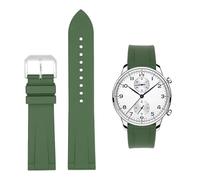 DFAMIN Correa de reloj de caucho flúor FKM para IWC PILOT Portugal PORTOFINO, pulsera para Le Petit Prince, correa de apertura rápida de 20mm y 22mm(Army Green,20mm)