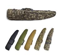 DFANCE Bolsa Doble Rifle Escopeta Airsoft,Maletin Arma Larga,Bolsa para Rifle Funda para Transporte de Armas,Suave Acolchado con Cerradura Carabina Bolsa,para Caza Pesca,ACU Color,98cm