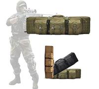 DFANCE Mochila de Armas,Rifle Bolsa,Bolsa de Armas Airsoft Caza Pistola Funda Acolchado con Correa,Bolsa Doble Rifle Escopeta Airsoft para Caza Campo de Tiro Pesca,Armygreen,108cm