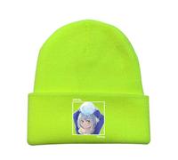DFARYUP That Time I Got Reincarnated As a Slime Gorra Invierno Hombre, Gorros Invierno Calentar de Punto con Estampado, Clásico Grueso Sombreros, para Trotar, Calentar(Greener1)