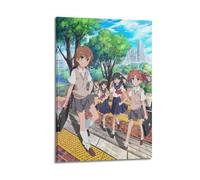 DFBDJASD Póster de anime A Certain Scientific Railgun Póster decorativo de lienzo para pared e impresión artística moderna de decoración de dormitorio familiar 20 x 30 pulgadas (50 x 75 cm)