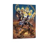 DFBDJASD Póster decorativo de Kingdom Hearts Birth by Sleep de videojuegos, pintura decorativa en lienzo, póster de pared e imagen artística moderna para decoración de dormitorio familiar, 12 x 18