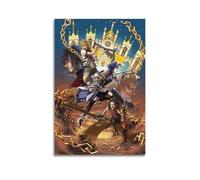 DFBDJASD Póster decorativo de Kingdom Hearts Birth by Sleep de videojuegos, pintura decorativa en lienzo, póster de pared e imagen artística moderna para decoración de dormitorio familiar, 60 x 90 cm