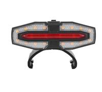 DFBGFHKM Trasero Parada Luces Luz Trasera De Señal Giro Recargable Con Control Remoto, Advertencia Inalámbrica Inteligente Para M365 Pro 2 MI 4