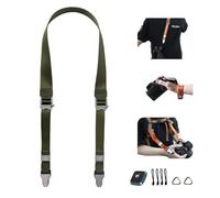 DFCINE Correa magnética 3 en 1 para cámara, correa de muñeca, correa de hombro de liberación rápida con conexión rápida magnética, sistema de transporte multifunción para cámaras y mochilas, verde