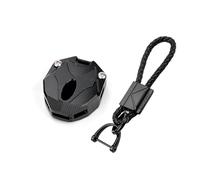 DFCVDFGFSDF Funda para llave de Motocicleta,Carcasa,Metal C Para Streetfighter V4 S SP2 2022-2024 Panigale 2021-2024 CNC Funda Para Llave De Motocicleta Con Llavero(1 Set Black Nolgo)