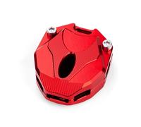 DFCVDFGFSDF Funda para llave de Motocicleta,Carcasa,Metal C Para Streetfighter V4 S SP2 2022-2024 Panigale 2021-2024 CNC Funda Para Llave De Motocicleta Con Llavero(Key Cover Red Nolgo)