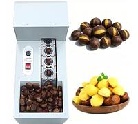 Dfdieratve AbrecastañAs EléCtrica, Rajadora de CastañAs y Marrones, RegulacióN de Corte 0,5-2,5 Mm y Velocidad Variable, Cadena Simple 60-65 Kg/H, para FruteríAs y PequeñOs Negocios Singlechain