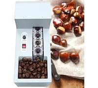 Dfdieratve Abrecastañas Industrial, Rajadora eléctrica con Profundidad 0,5-2,5 mm Ajustable, Velocidad Regulable, Cadena Simple 60-65 kg/h, Uso doméstico, Tiendas y procesado Singlechain