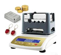 Dfdieratve Analizador de Pureza de Oro, Comprobador de Pureza de Metales Preciosos, 0.001G/Cm³ Máquina Digital Eléctrica para Análisis de Oro, Adecuada para Plata, Platino, Paladio y Jade 300g