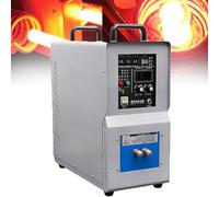 Dfdieratve Horno de Inducción Compacto 15 kW, Máquina de Calentamiento por Inducción de Alta Frecuencia para Temple, Recalentado, Fusión y Forja, Control de Temperatura 40-2000°C