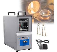 Dfdieratve Horno de Inducción Industrial 15 kW, Calentador por Inducción de Alta Frecuencia 40-2000°C para Temple, Recalentado, Fusión y Forja, Máquina Multifunción Compacta y Profesional