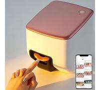 Dfdieratve Impresora de Uñas 3D Profesional Mini Impresora de Uñas, Máquina de Impresión de Arte de Uñas Móvil Portátil para el Hogar o Salón de Uñas, Impresión Rápida en 10 Segundos
