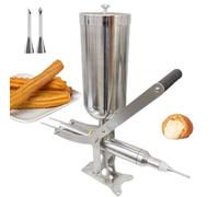 Dfdieratve Inyector de Precisión para Crema y Mermelada, Máquina Manual 5L ±1g, para Churros, Buñuelos, Profiteroles, Donuts, Rellena con Crema Pastelera, Chocolate, Nutella, Profesional shortbeak