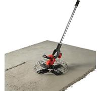 Dfdieratve Lijadora eléctrica autopropulsada para Paredes y techos, 600-900W, 6 velocidades, 2 batería 20.000mAh, Vara 130cm Fija, 5 Discos: hormigón, Yeso, Pintura - Ideal Obra/casa