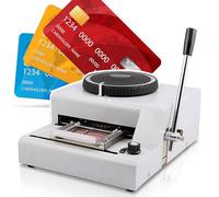 Dfdieratve MáQuina de Estampado Manual de 72 Caracteres, Impresora de CóDigos y Relieve para Tarjetas Personalizadas de PVC, MáQuina de Estampado y CodificacióN Manual