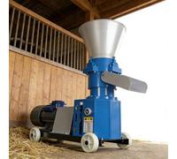 Dfdieratve Máquina Eléctrica de Pellets 4KW, Granuladora Paja, Heno, Pienso Compuesto y Arena Higiénica, para Granjas, Fábricas de Pienso y Criaderos 2.5mm
