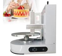 Dfdieratve MáQuina EléCtrica para Glaseado de Pasteles, MáQuina para Decorar Pasteles, MáQuina para Esparcir Crema para Pasteles, MáQuina para Cubrir Mantequilla y Crema de 4 a 12 Pulgadas,White