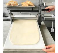 Dfdieratve MáQuina Laminadora de Masa Manual para PanaderíA, Pizza, Croissant, Rodillo de ReposteríA de Acero Inoxidable con Grosor Ajustable de 0,2 a 25 mm 90x40cm