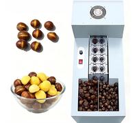 Dfdieratve Rajadora de Marrones automática, Incisora eléctrica para castañas, Profundidad de Corte 0,5-2,5 mm Regulable, Cadena Simple 60-65 kg/h, para producción Artesanal y hogar Doublechain