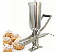 Dfdieratve Rellenadora Manual para Donuts y Churros, 5L de Capacidad - Precisión ±1g,para Crema, Mermelada, Chocolate, Crema Pastelera,Ideal para Pastelería, Panadería, Cocina Longbeak