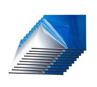 DFDPAXL 10 Piezas De Hoja De Aluminio 6061, Espesor 0,5 Mm Placa De Metal Cuadrada Materia Prima Adecuada para La Industria De Soldadura Artesanal,0.5×200×200mm