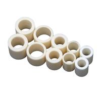 DFDPAXL 10 Piezas De Tubo Cerámico De Alúmina con Un Solo Orificio Y Sección Corta, 1,7 × 4 × 4,2 Mm-2,9 × 4,7 × 19 Mm para Uso Industrial, Bricolaje Y Electricidad,2.9×4.7×19mm