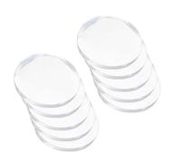 DFDPAXL 10 Piezas Disco Acrílico Redondo Transparente Espesor 10Mm, Diámetro 20-60Mm Adecuado para Manualidades Y Decoración del Hogar,Diameter 60mm